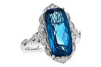 M245-29007: LDS RG 6.75 LONDON BLUE TOPAZ 6.90 TGW (16x8MM BT)