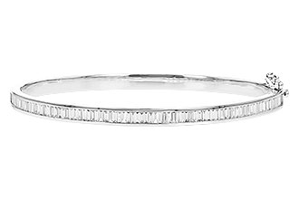 M328-92716: BANGLE 1.02 TW BAGUETTE DIAMONDS