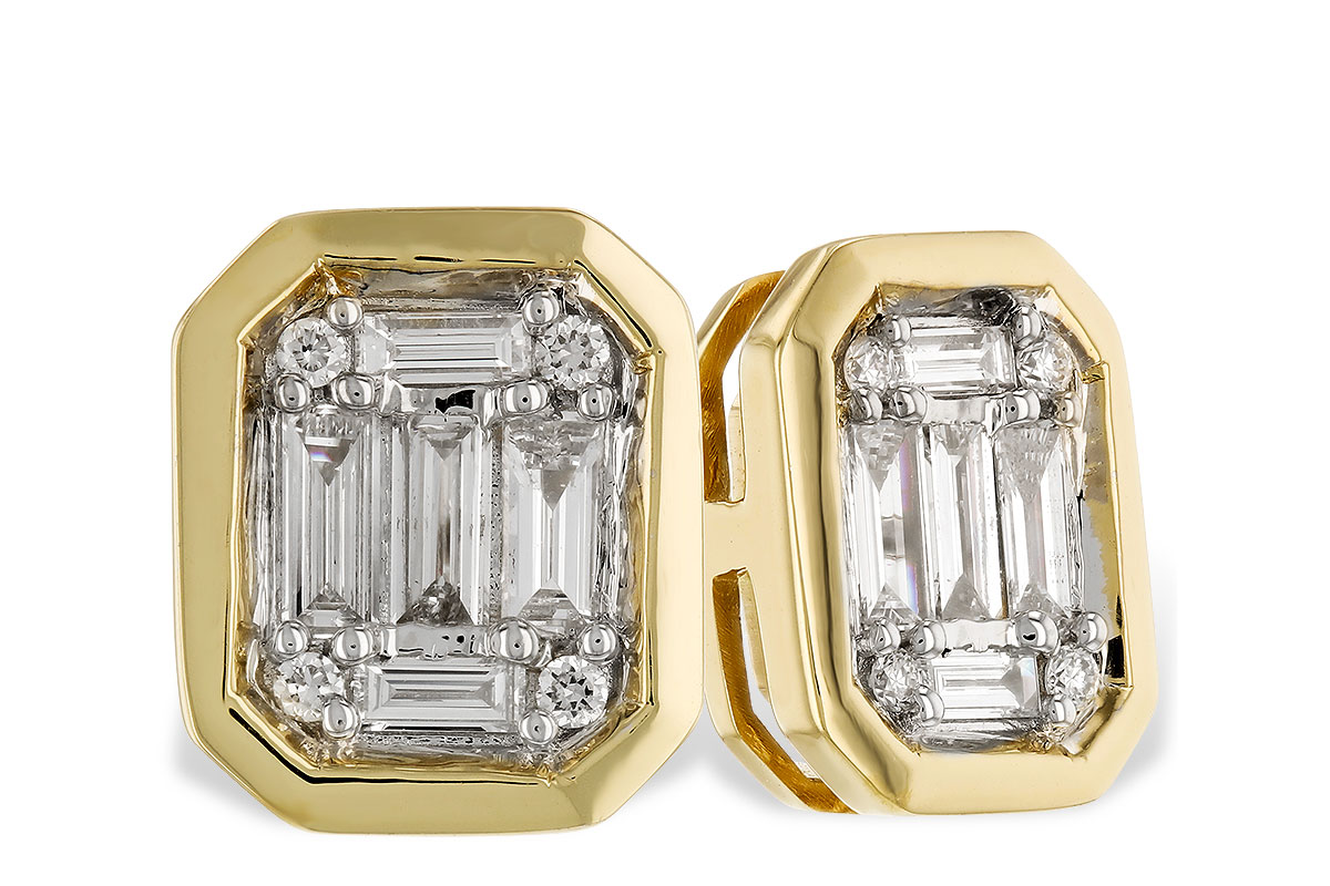 M328-98152: EARRINGS .24 BAG .28 TW