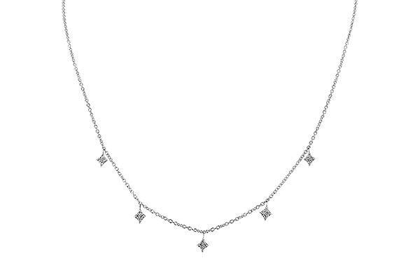 M328-99052: NECKLACE .19 TW (18")